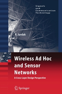 Cover image: Wireless Ad Hoc and Sensor Networks 9780387390222