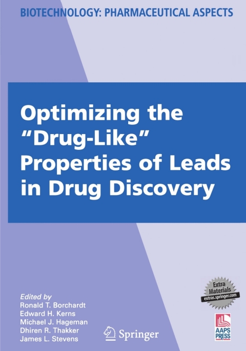 Cover image for book Optimizing the "Drug-Like" Properties of Leads in Drug Discovery