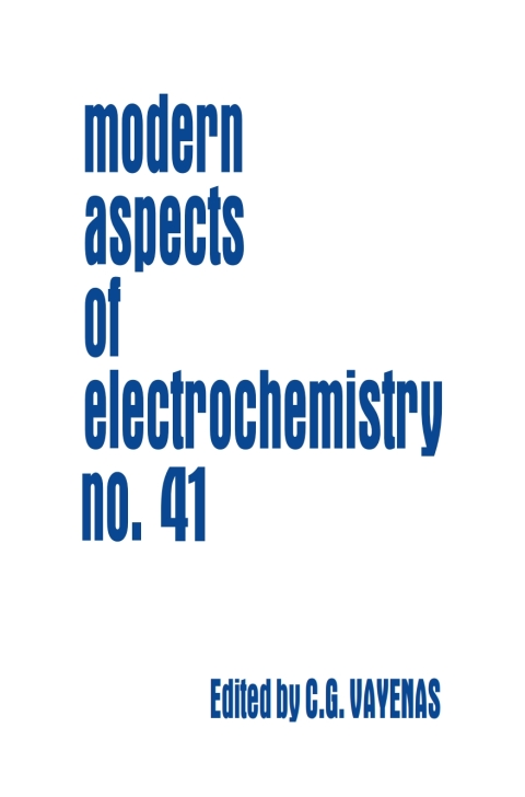 Cover image for book Modern Aspects of Electrochemistry 41