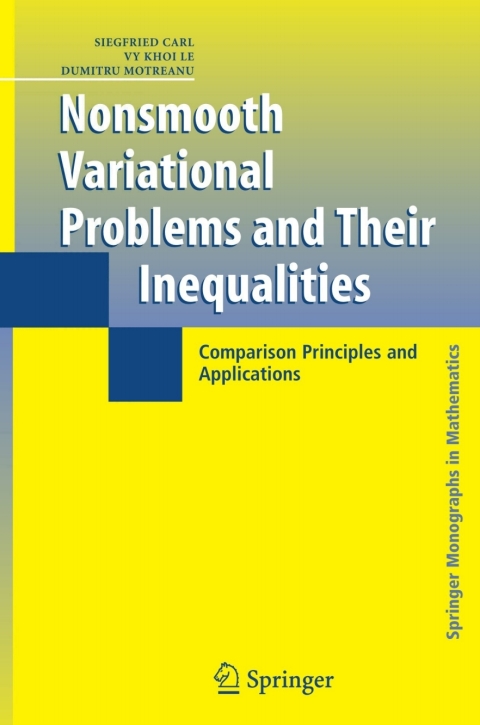 Cover image for book Nonsmooth Variational Problems and Their Inequalities