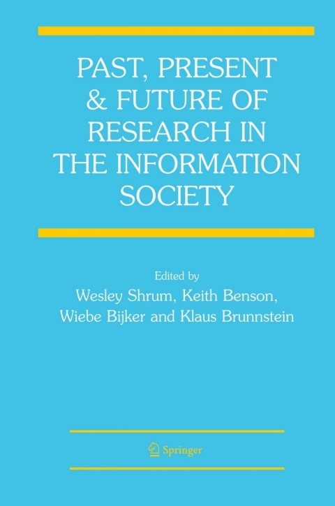 Cover image for book Past, Present and Future of Research in the Information Society