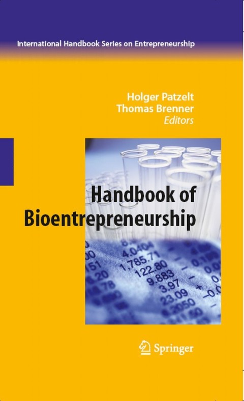 Cover image for book Handbook of Bioentrepreneurship