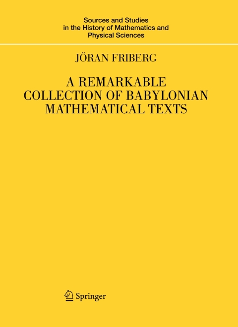 Cover image for book A Remarkable Collection of Babylonian Mathematical Texts