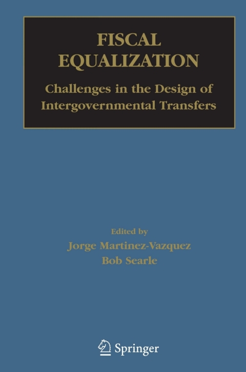 Cover image for book Fiscal Equalization