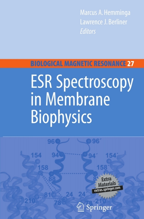 Cover image for book ESR Spectroscopy in Membrane Biophysics