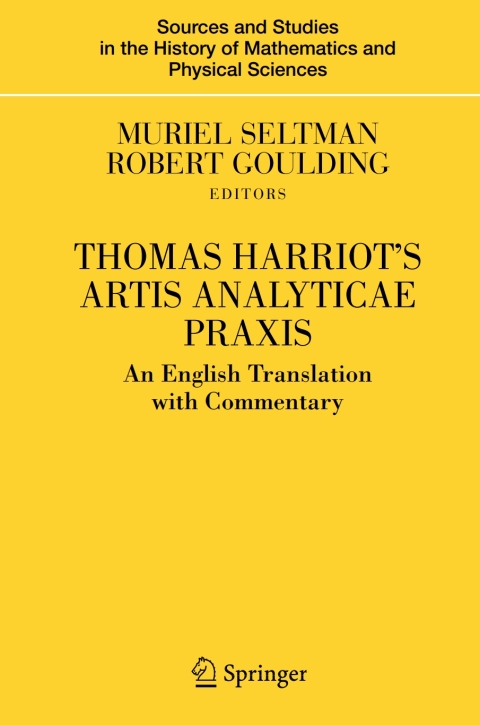 Cover image for book Thomas Harriot's Artis Analyticae Praxis