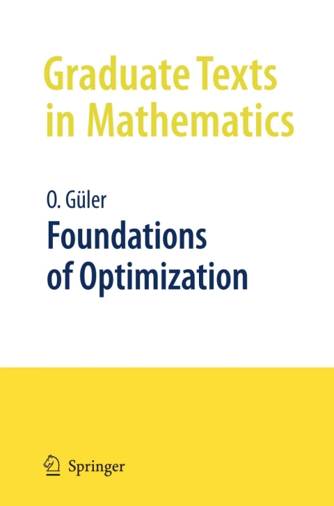 Cover image for book Foundations of Optimization