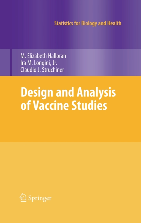 Cover image for book Design and Analysis of Vaccine Studies