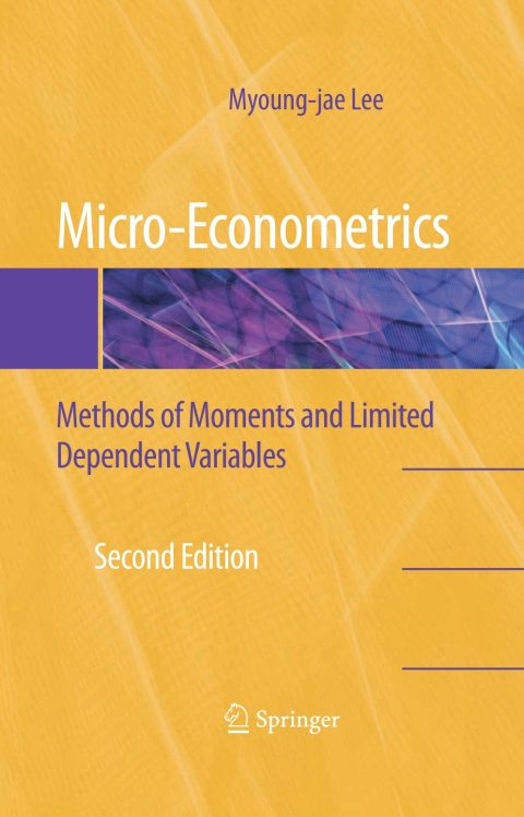 Cover image for book Micro-Econometrics