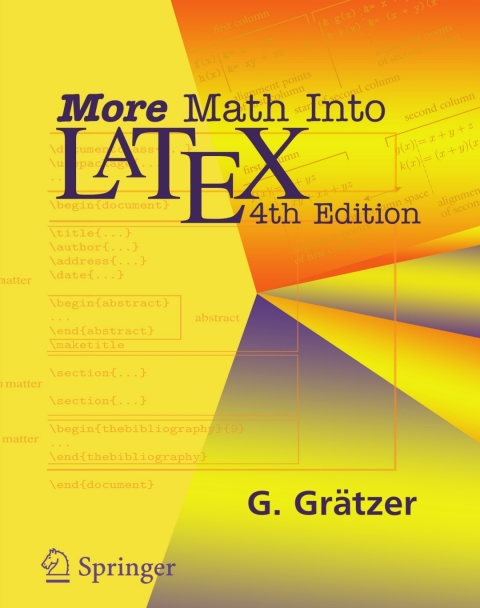 Cover image for book More Math Into LaTeX