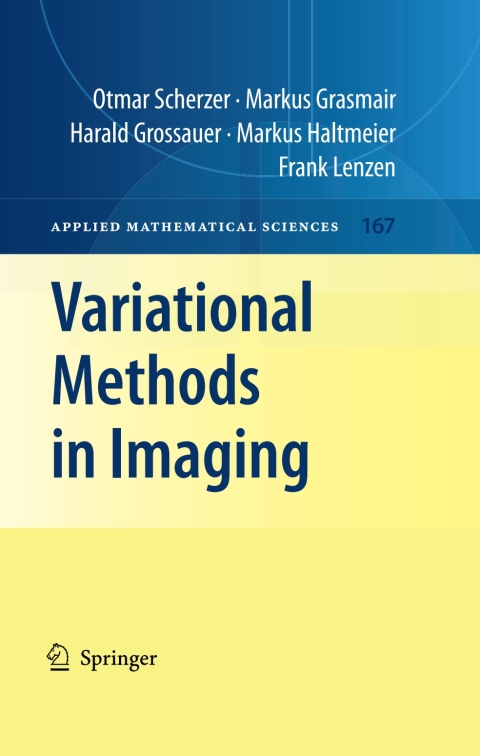Cover image for book Variational Methods in Imaging