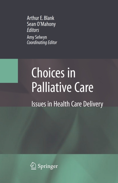 Cover image for book Choices in Palliative Care