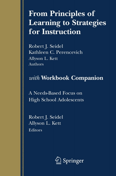 Cover image for book From Principles of Learning to Strategies for Instruction-with Workbook Companion
