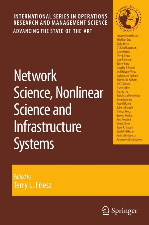 Cover image for book Network Science, Nonlinear Science and Infrastructure Systems