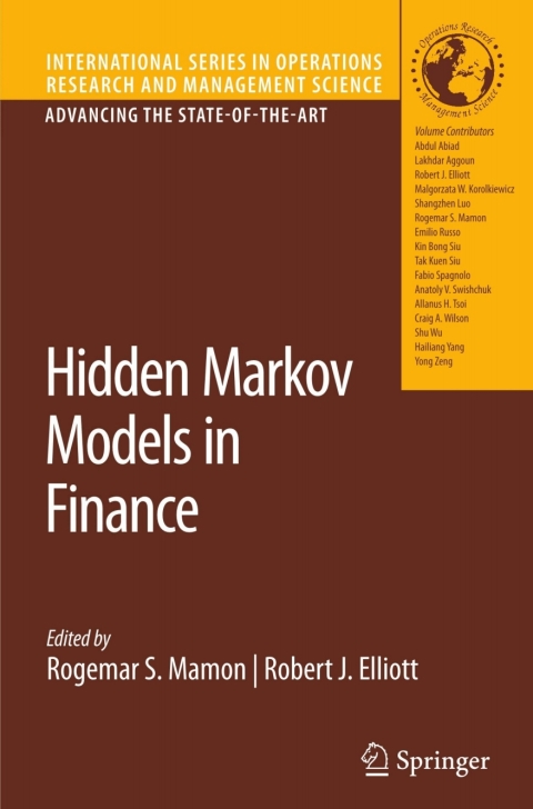 Cover image for book Hidden Markov Models in Finance