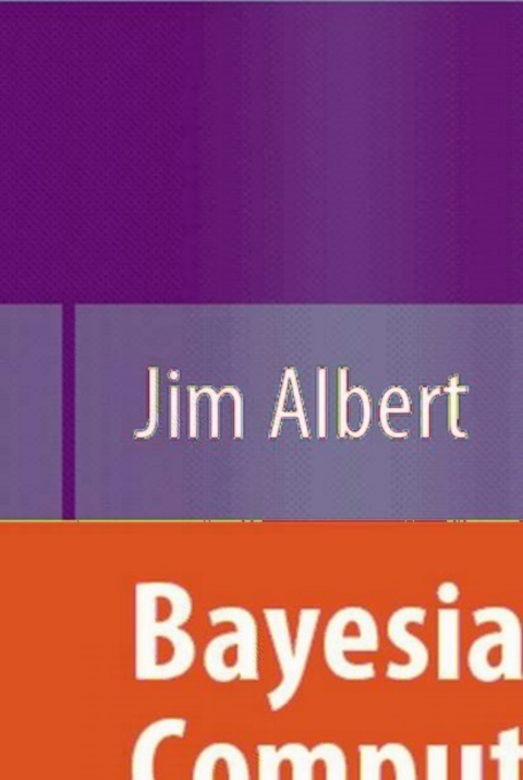 Cover image for book Bayesian Computation with R