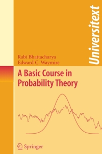 Cover image: A Basic Course in Probability Theory 9780387719382