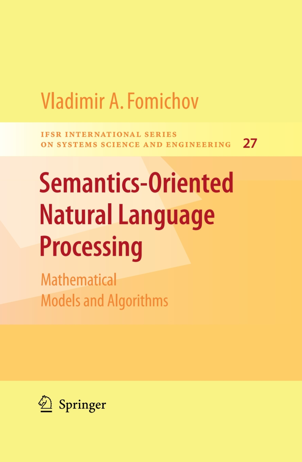 Semantics-Oriented Natural Language Processing (eBook)