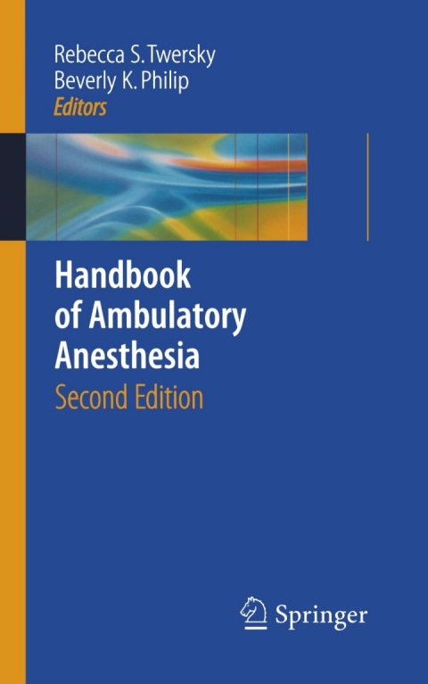 Cover image for book Handbook of Ambulatory Anesthesia