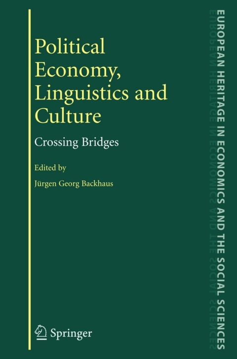 Cover image for book Political Economy, Linguistics and Culture