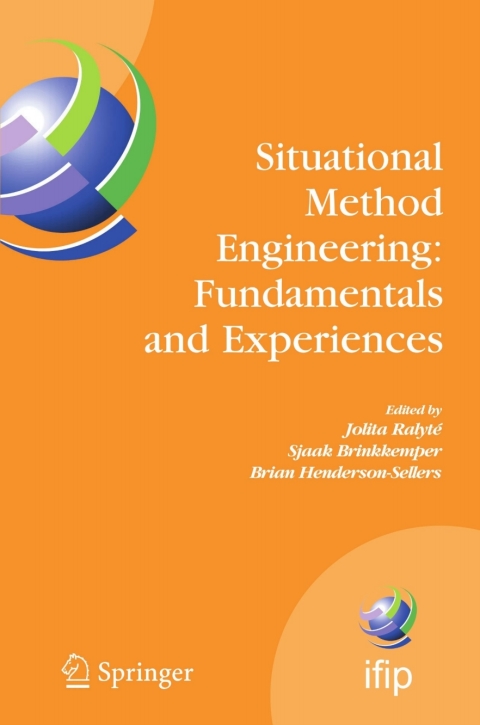 Cover image for book Situational Method Engineering: Fundamentals and Experiences