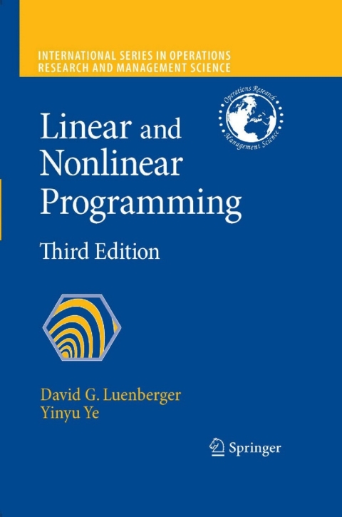 Cover image for book Linear and Nonlinear Programming