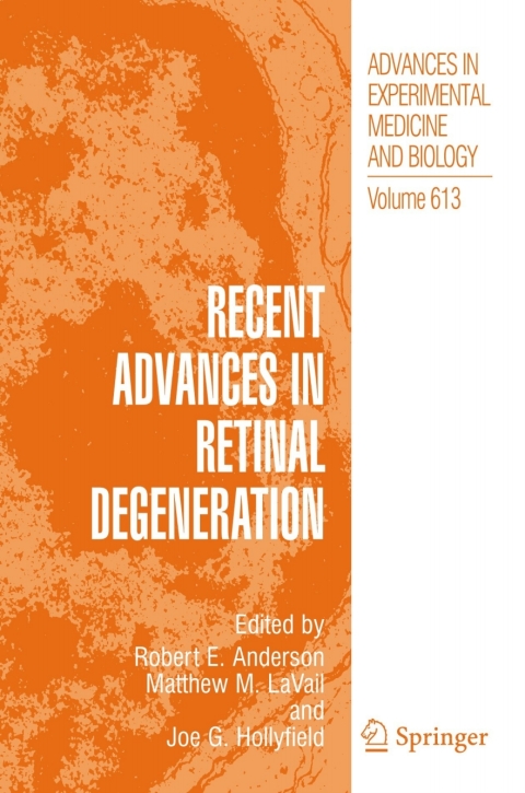 Cover image for book Recent Advances In Retinal Degeneration
