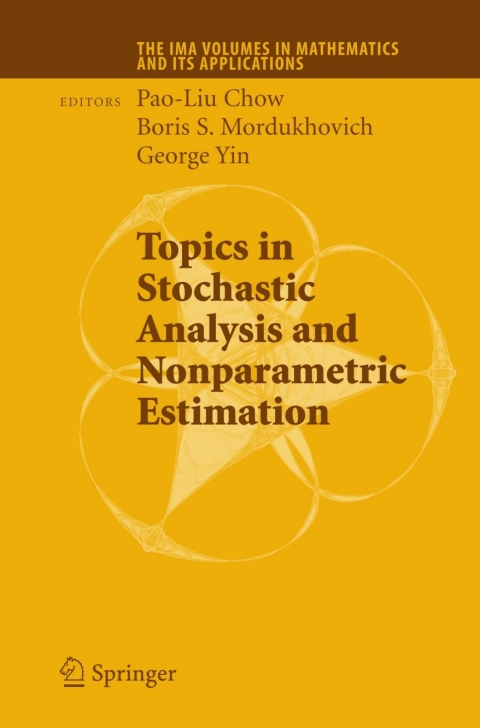Cover image for book Topics in Stochastic Analysis and Nonparametric Estimation