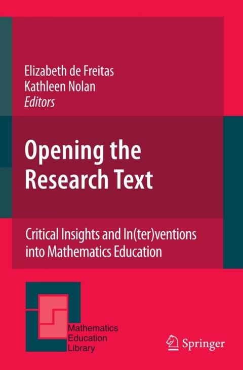 Cover image for book Opening the Research Text