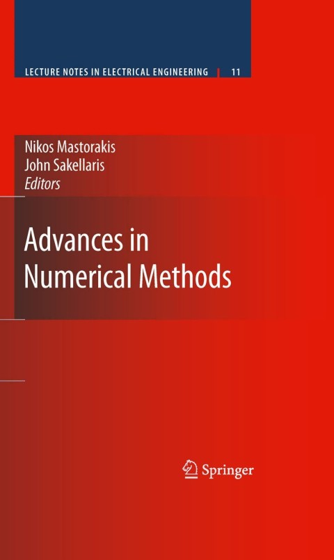 Cover image for book Advances in Numerical Methods