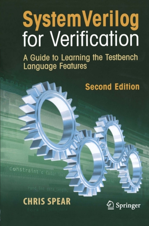 Cover image for book SystemVerilog for Verification
