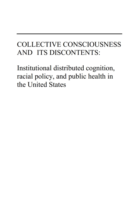 Cover image for book Collective Consciousness and Its Discontents: