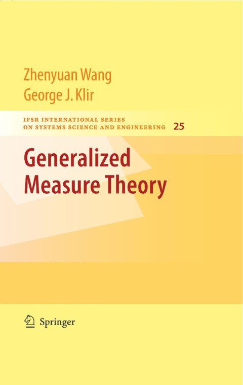 Cover image for book Generalized Measure Theory