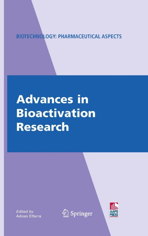Cover image for book Advances in Bioactivation Research