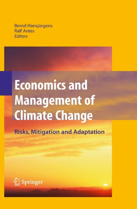 Cover image for book Economics and Management of Climate Change