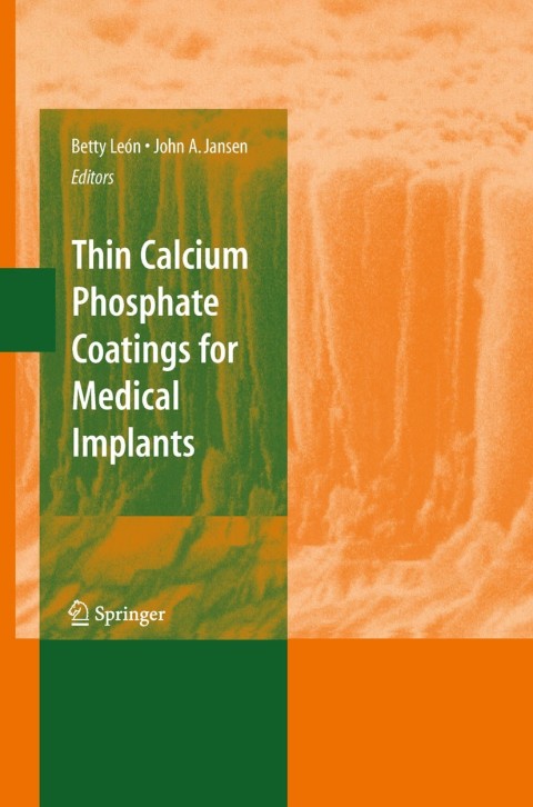 Cover image for book Thin Calcium Phosphate Coatings for Medical Implants