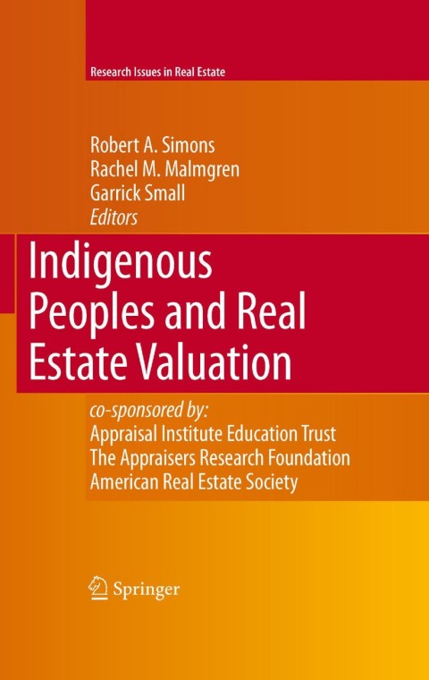 Cover image for book Indigenous Peoples and Real Estate Valuation
