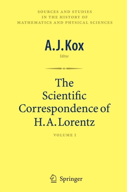 Cover image for book The Scientific Correspondence of H.A. Lorentz