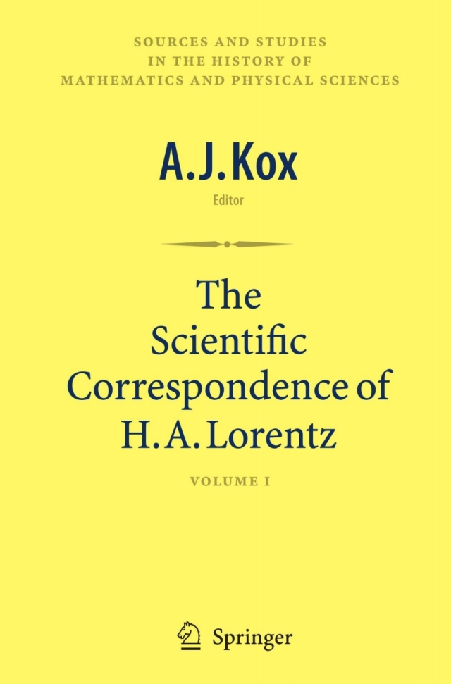 The Scientific Correspondence of H.A. Lorentz