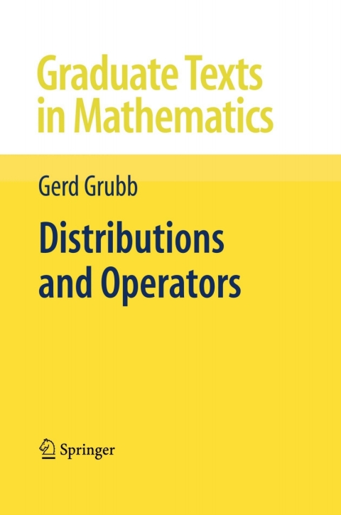 Cover image for book Distributions and Operators