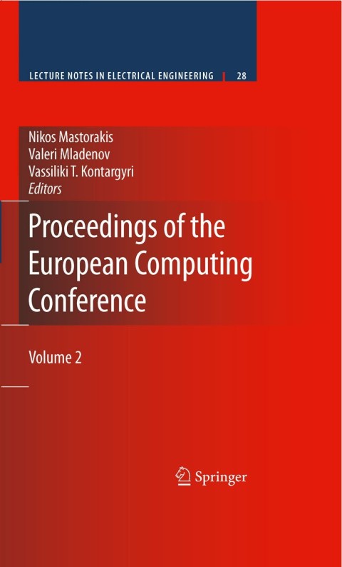 Cover image for book Proceedings of the European Computing Conference