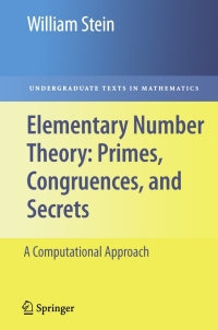 صورة الغلاف: Elementary Number Theory: Primes, Congruences, and Secrets 9780387855240