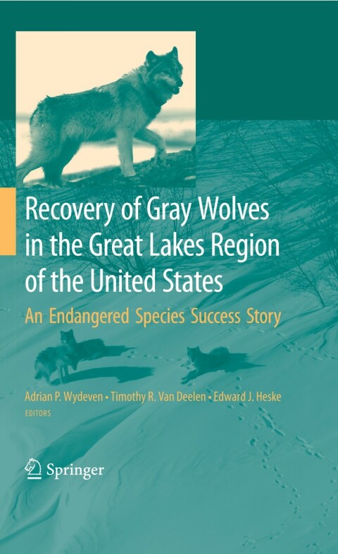 Cover image for book Recovery of Gray Wolves in the Great Lakes Region of the United States
