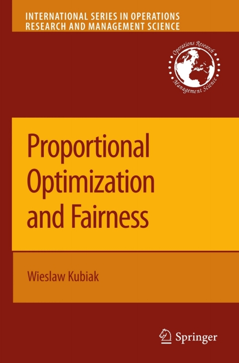 Cover image for book Proportional Optimization and Fairness