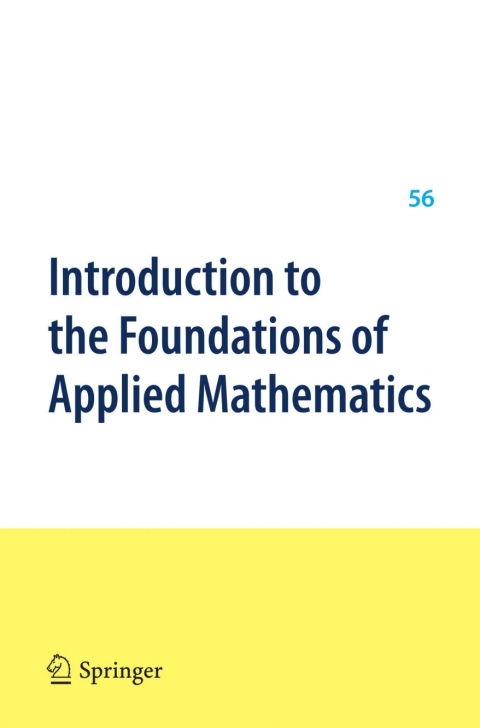 Cover image for book Introduction to the Foundations of Applied Mathematics