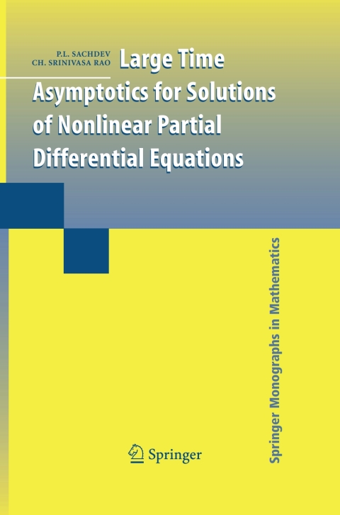 Cover image for book Large Time Asymptotics for Solutions of Nonlinear Partial Differential Equations