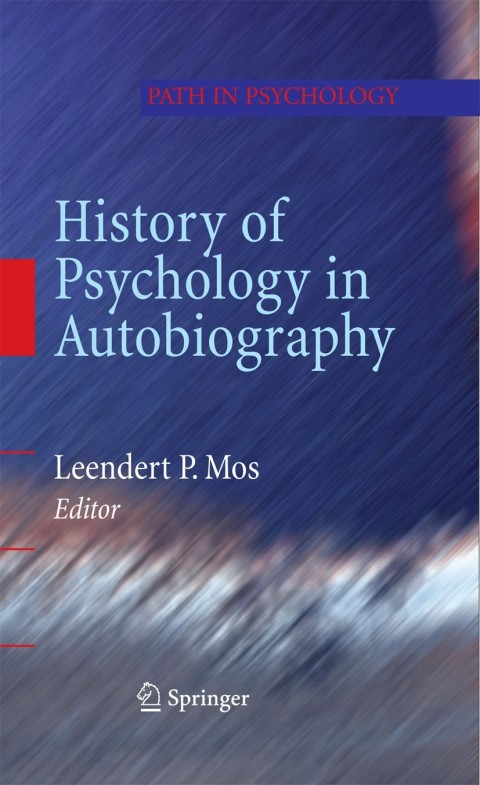 Cover image for book History of Psychology in Autobiography