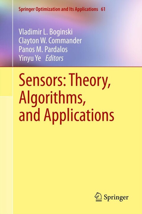 Cover image for book Sensors: Theory, Algorithms, and Applications