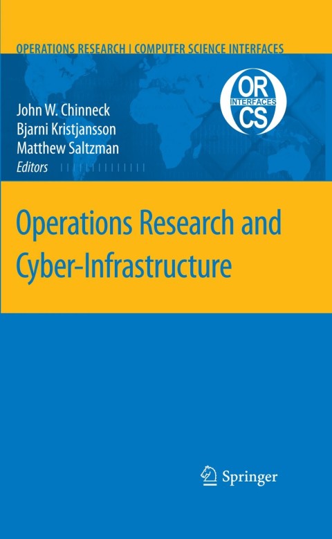 Cover image for book Operations Research and Cyber-Infrastructure