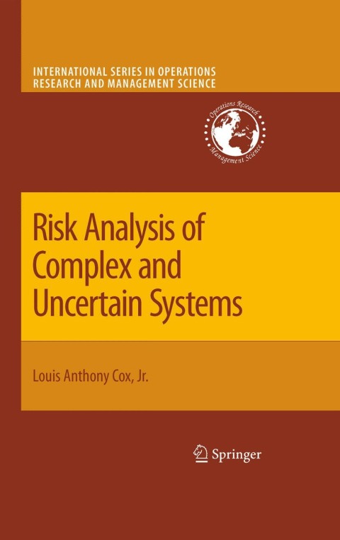 Cover image for book Risk Analysis of Complex and Uncertain Systems
